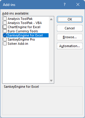 add-in installed