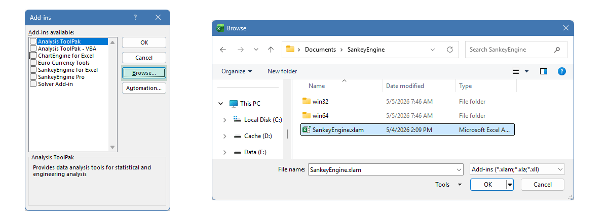 installation guide add-in